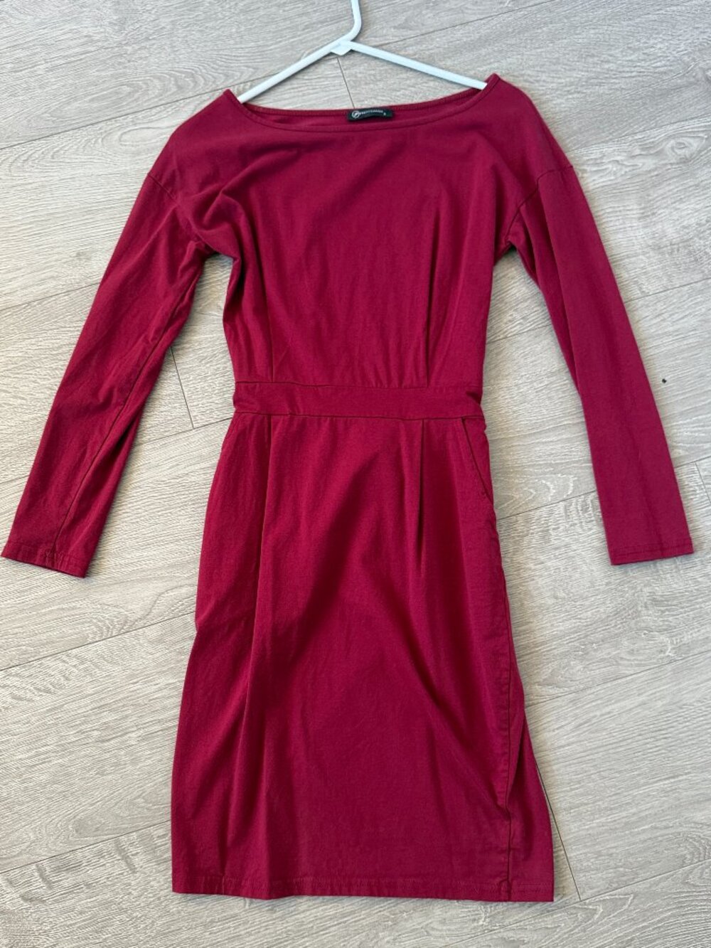 PrettyGarden Burgundy Long Sleeve Bodycon Dress Size Small